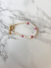 Load image into Gallery viewer, Pink Evil Eye Bracelet