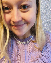 Load image into Gallery viewer, Customised pearly name necklace