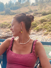 Load image into Gallery viewer, Half & Half Fresh Water Pearl Necklace