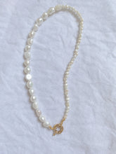 Load image into Gallery viewer, Half & Half Fresh Water Pearl Necklace