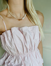 Load image into Gallery viewer, Half & Half Fresh Water Pearl Necklace