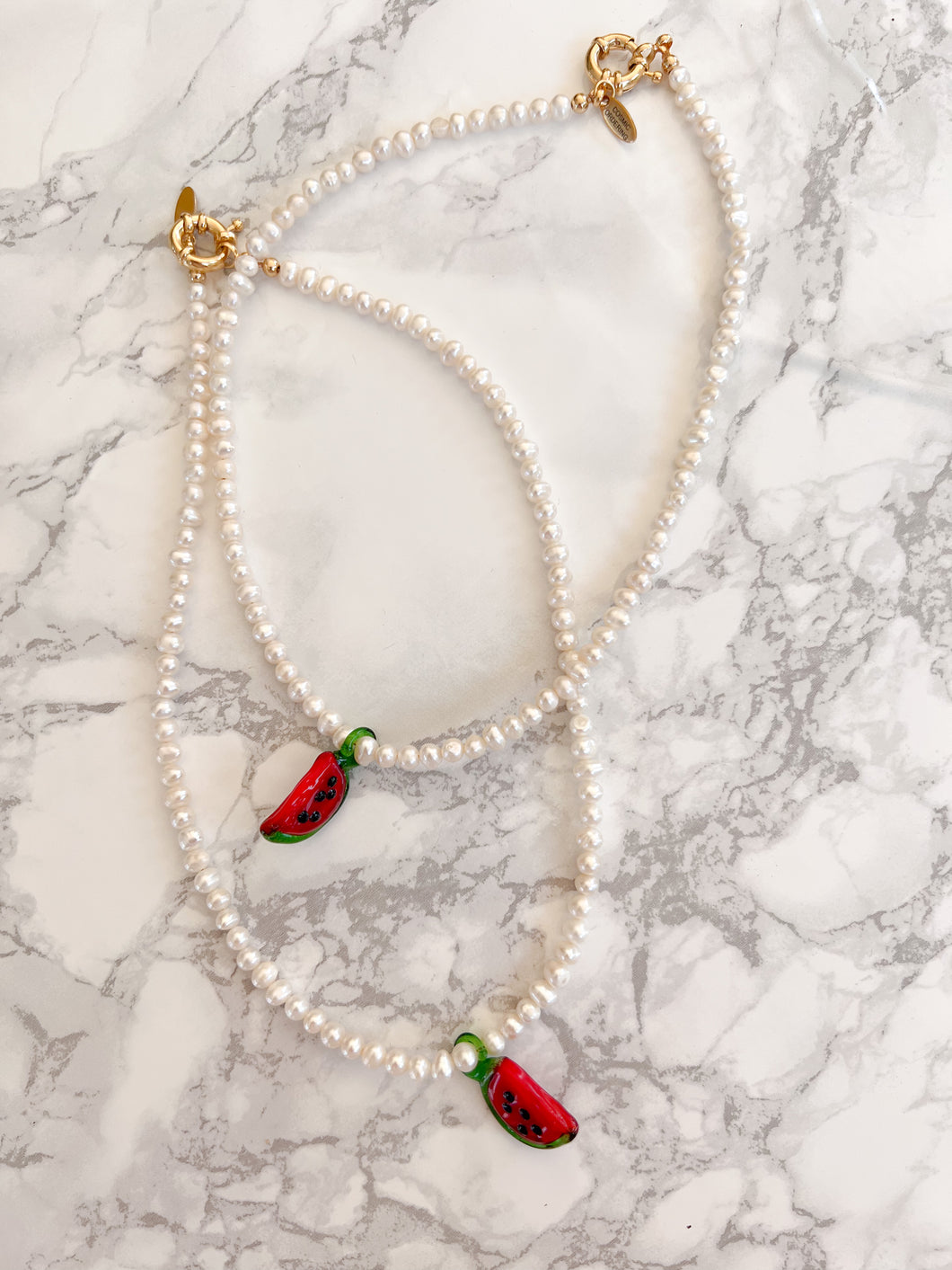 Watermelon necklace