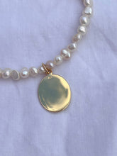 Load image into Gallery viewer, Gold Zodiac Fresh Water Pearl Necklace
