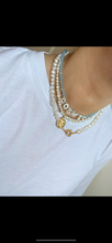 Load image into Gallery viewer, Gold Zodiac Fresh Water Pearl Necklace
